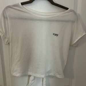roxy white tshirt